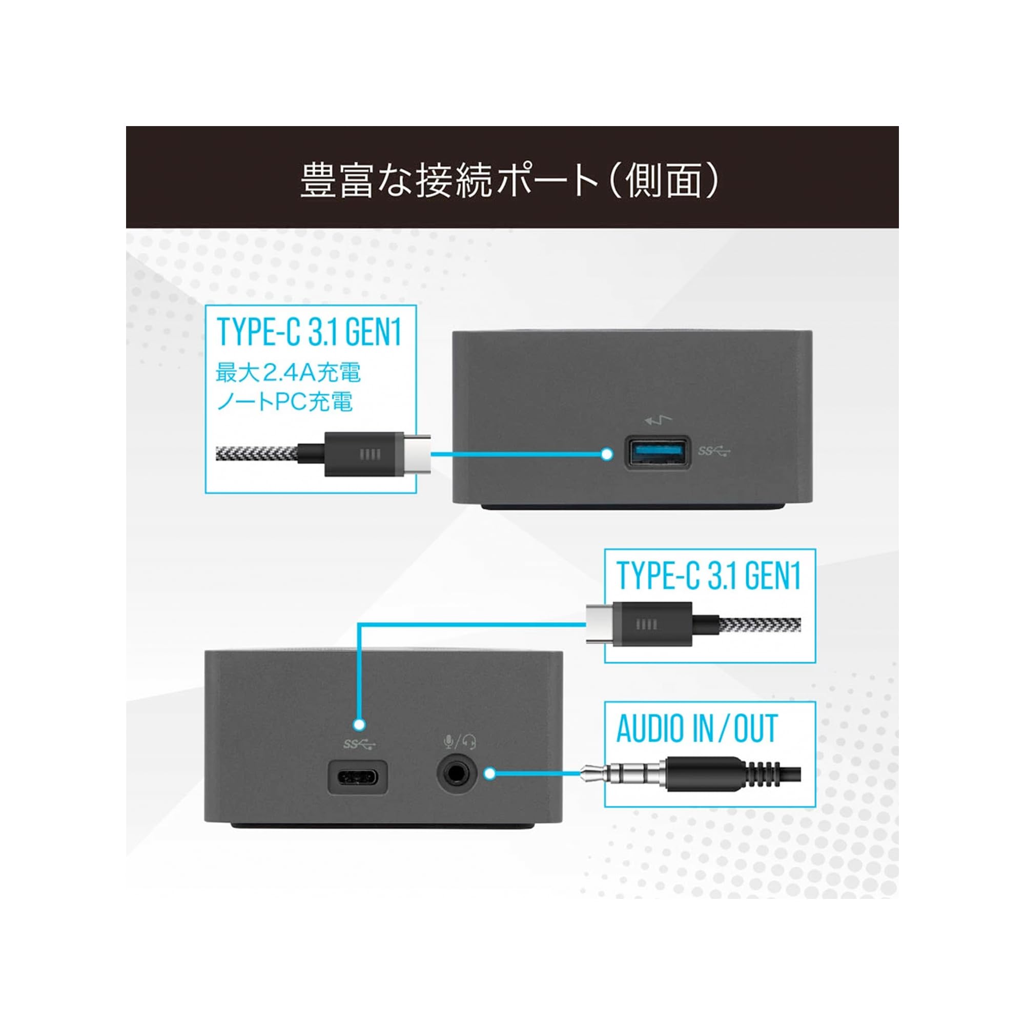 Amazon.co.jp: 【日本正規代理店品】Targus USB Type-C接続 最大100W